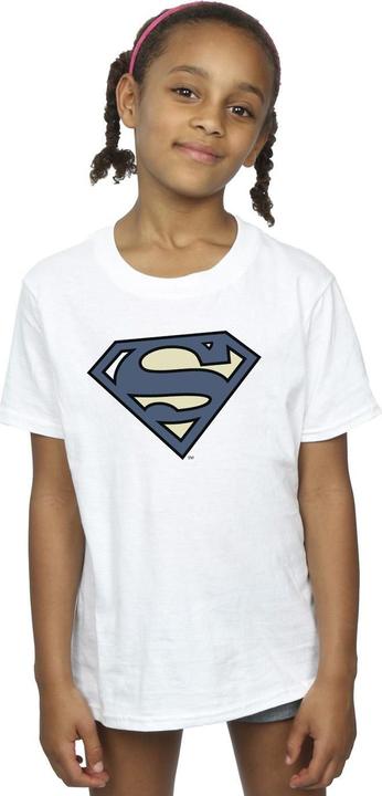 Immagine prodotto Superman Indigo Blue Logo Maglietta Ragazze (104)
