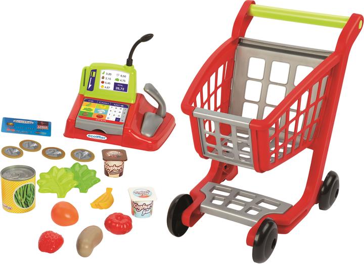 Produktbild Ecoiffier Trolley + Registrierkasse