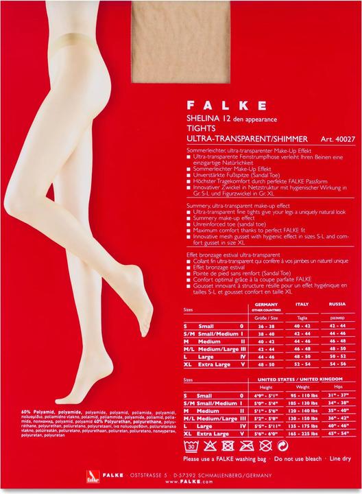 Produktbild Falke Shelina 12 TI (12 DEN, 38 - 40)