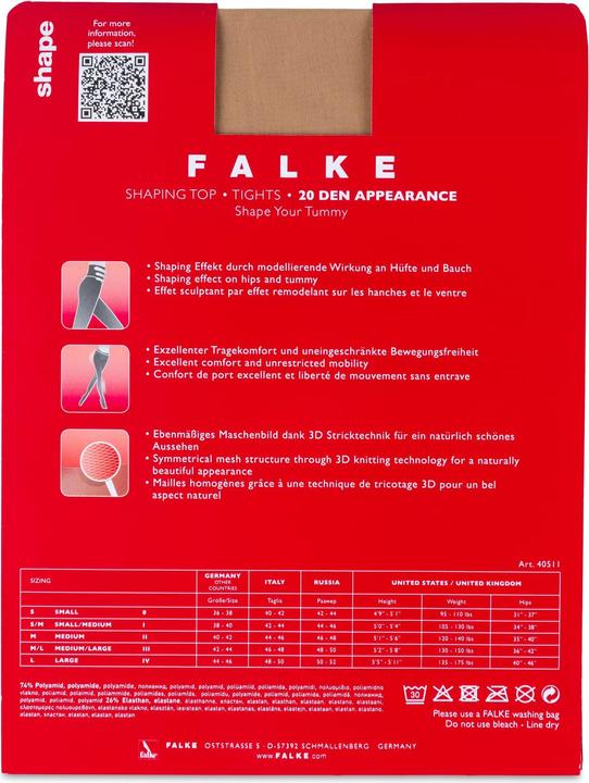 Image du produit Falke Shaping Top 20 TI (20 DEN, 44 - 46)