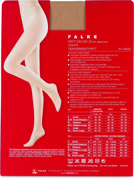Image du produit Falke Matt Deluxe 20 TI (20 DEN, 42 - 44)