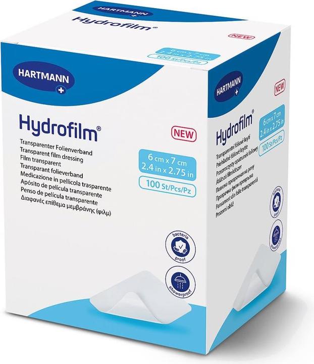 Produktbild IVF Hartmann Hydrofilm Transparentverband 6x7cm steril 100 Stk (100 x)