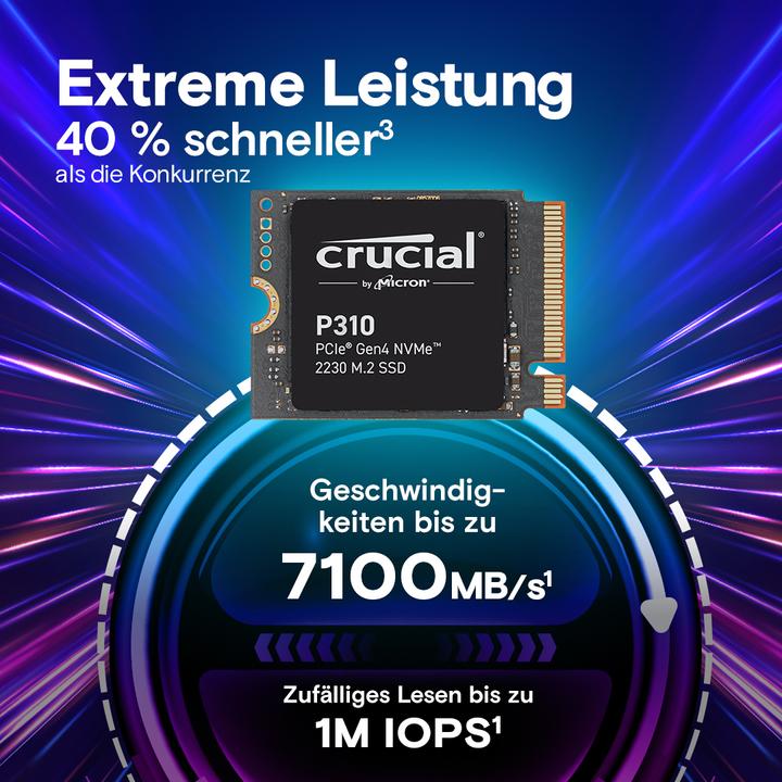 Actual product image Crucial P310 (1000 GB, M.2 2230)