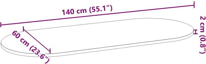 Image du produit VidaXL Lyndsey (140 x 60 x 2 cm)