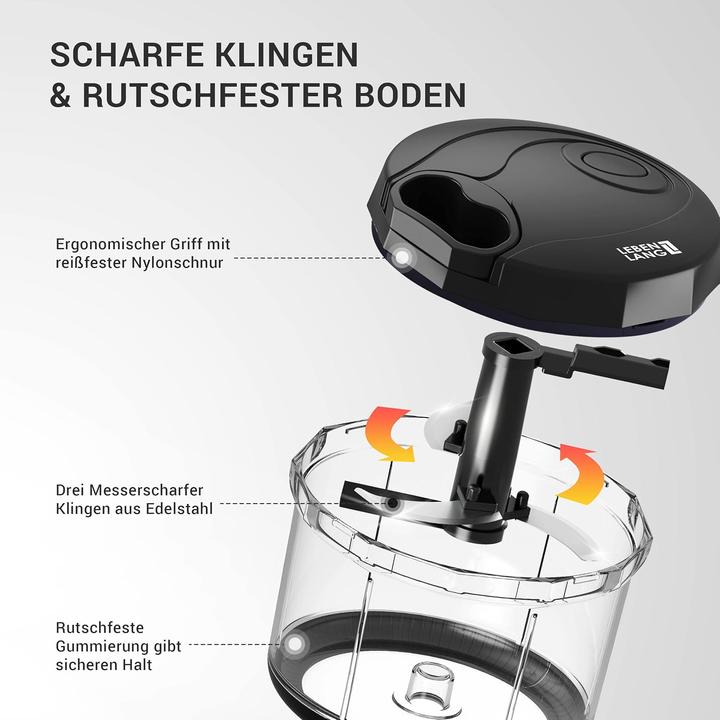 Actual product image Lebenlang Multizerkleinerer (1000 ml)