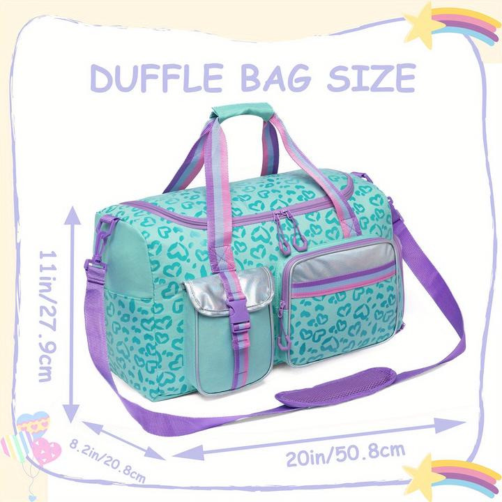 Immagine prodotto Only-Bags.Store Schicker Seesack mit Schuhfach und Nassfach - strapazierfähige, leichte Nylon-Turn- und Reisetasche