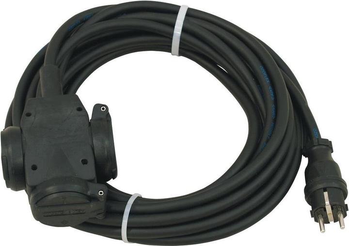 Produktbild Psso Verlängerung 3x2,5 10m 3-fach sw