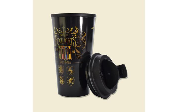 Actual product image Blue Sky Harry Potter mug de voyage Colourful Crest (0.45 l)