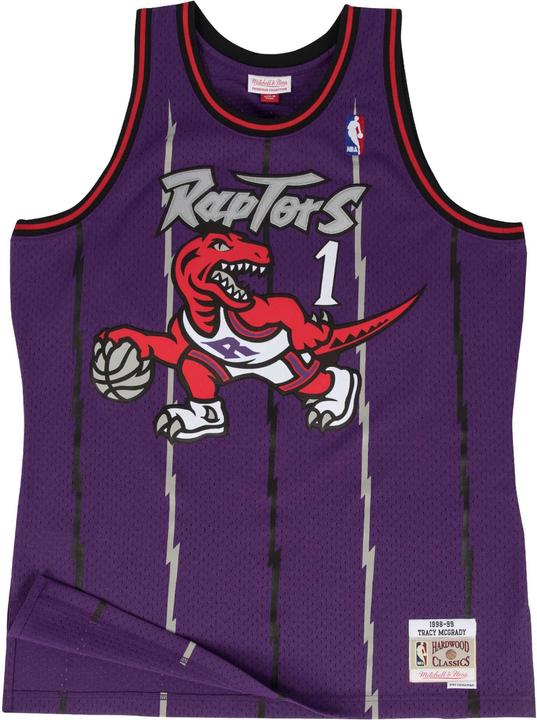 Actual product image Mitchell & Ness Swingman Mesh Jersey Toronto Raptors 98-99 Tracy Mcgrady (L)