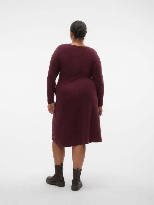Produktbild Vero Moda VMCNANCY LS BOATNECK DRESS GA EXC CUR Strickkleid (48, 50, L)