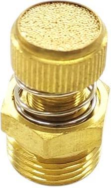 Produktbild RND Schalldämpfer, G3/8″, Gewindestif, Messing, 900kPa, 31.5mm