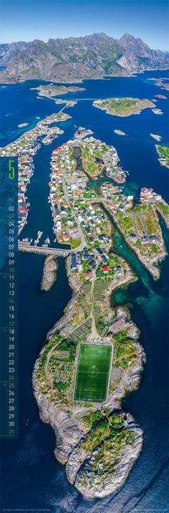 Produktbild Terra Kalender 2026 (33 x 100 cm, Harter Einband, Englisch, Spanisch, Französisch, Deutsch)
