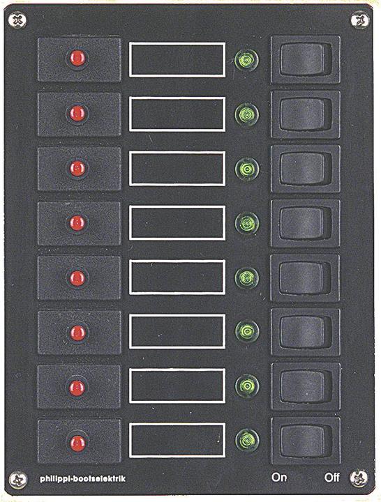 Image du produit Philippi Panneau de commande, 8 positions