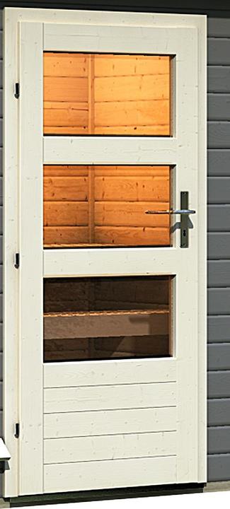Image du produit Karibu Abri de sauna Pekka accès d'angle (9 KW Bio contrôle externe)