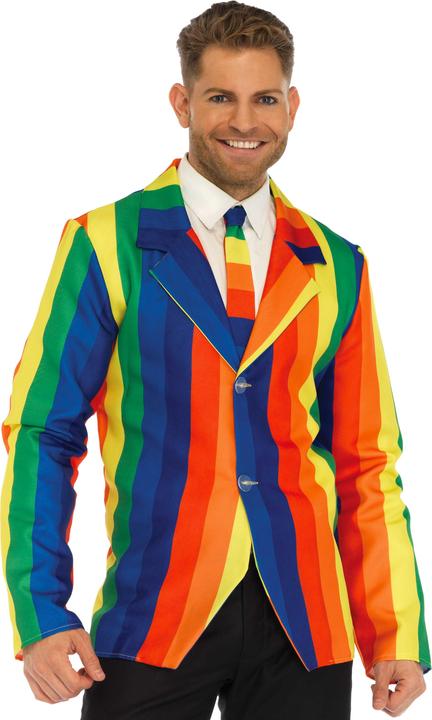 Image du produit Leg Avenue Blazer + cravate arc-en-ciel S (S)