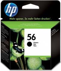 Actual product image HP 56 - black - original - blue ink cartridgen