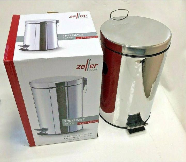 Image du produit Zeller Present Poubelle à pédale (12 l)