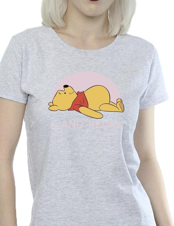 Actual product image Disney Womens/Ladies Winnie The Pooh Relax Cotton T-Shirt (L)