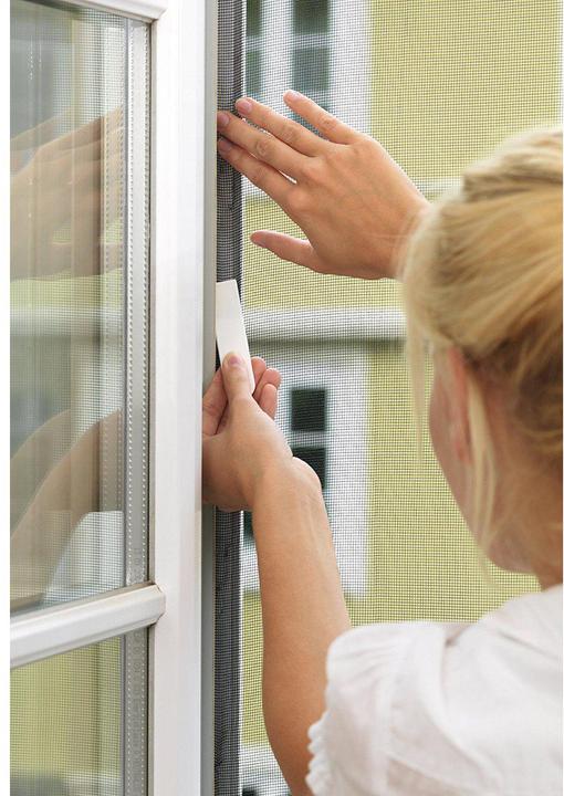 Actual product image tesa Insect screen COMFORT for windows, with Velcro tape, self-adhesive, without drilling (120 x 240 cm)