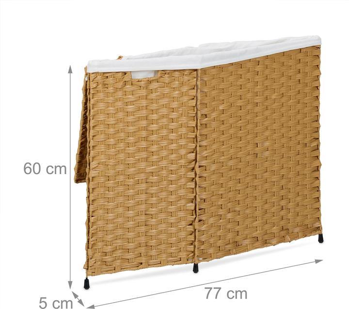 Immagine prodotto Relaxdays Cestino per biancheria (90 l)