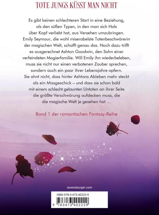 Actual product image Ravensburger Emily Seymour, Band 1: Totenbeschwörung für Anfänger (Bezaubernde Romantasy voller Spannung und (German, Jennifer Alice Jager, 2022)