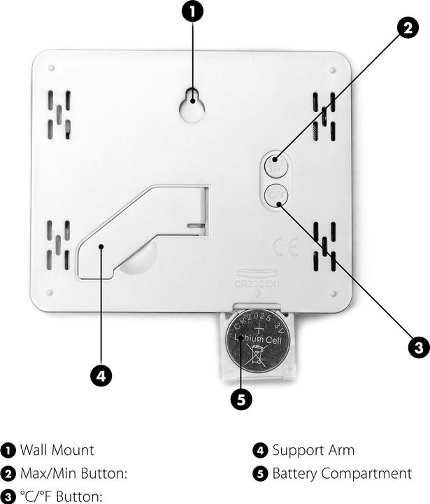 Image du produit Bodi-Tek Station météorologique BT-HGTH