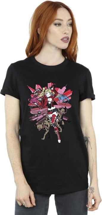 Immagine prodotto Maglietta boyfriend in cotone Harley Quinn Hyena (XL)