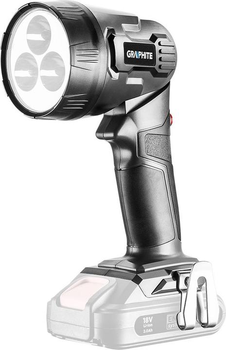 Graphite Energie + 18V Li-Ion wiederaufladbare Taschenlampe, ohne Batterie