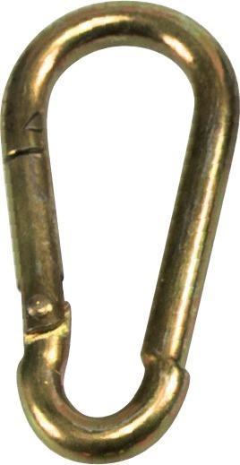 Produktbild Pösamo Feuerwehr-Karabinerhaken gelb-Zn 50x 5mm