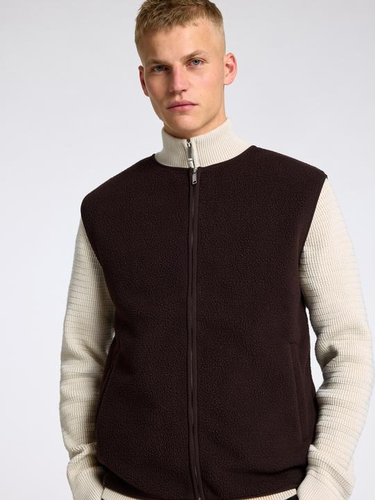 Actual product image Selected Homme Textured half-zip jumper (L)
