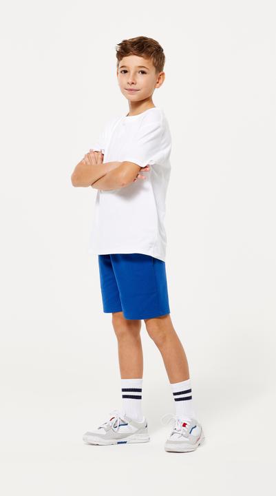 Immagine prodotto Domyos T-shirt bambini in cotone - 500 blu (6, 7, 8)