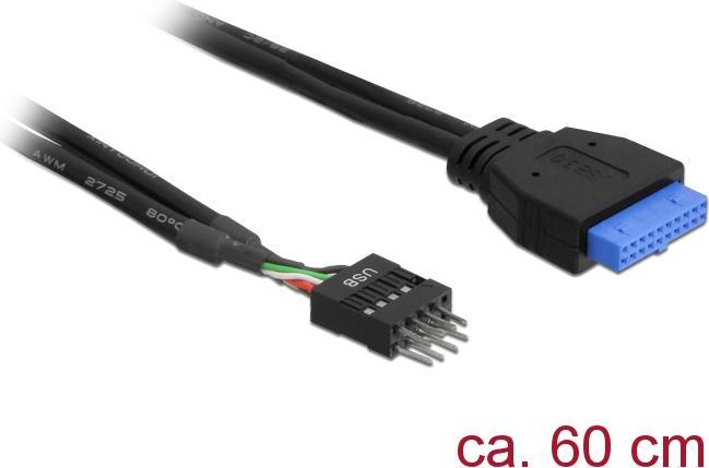 Actual product image Delock USB cable internal (0.60 m, USB 3.0)