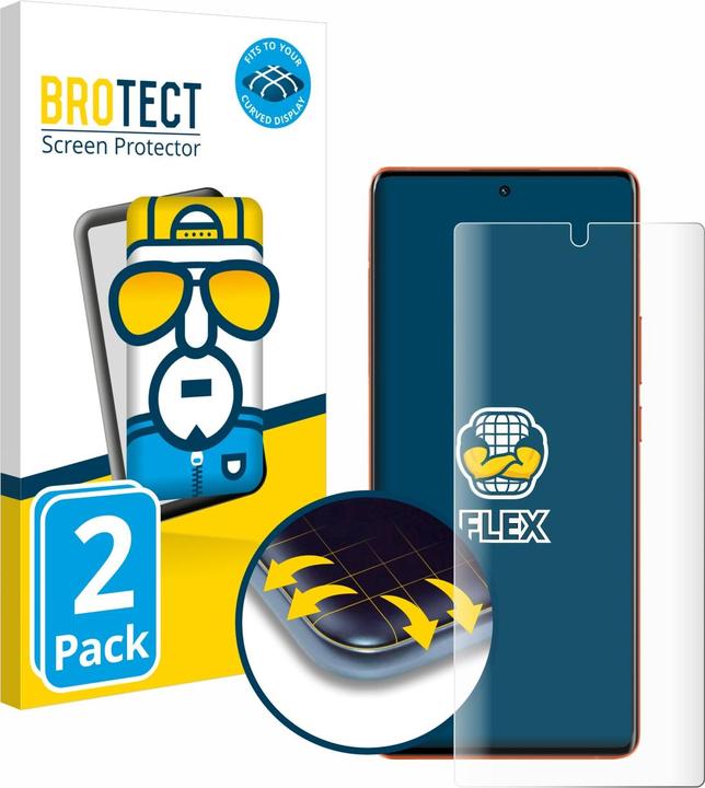 Produktbild BROTECT Full-Cover Displayschutz (2 Stück, Vivo X80 Pro)