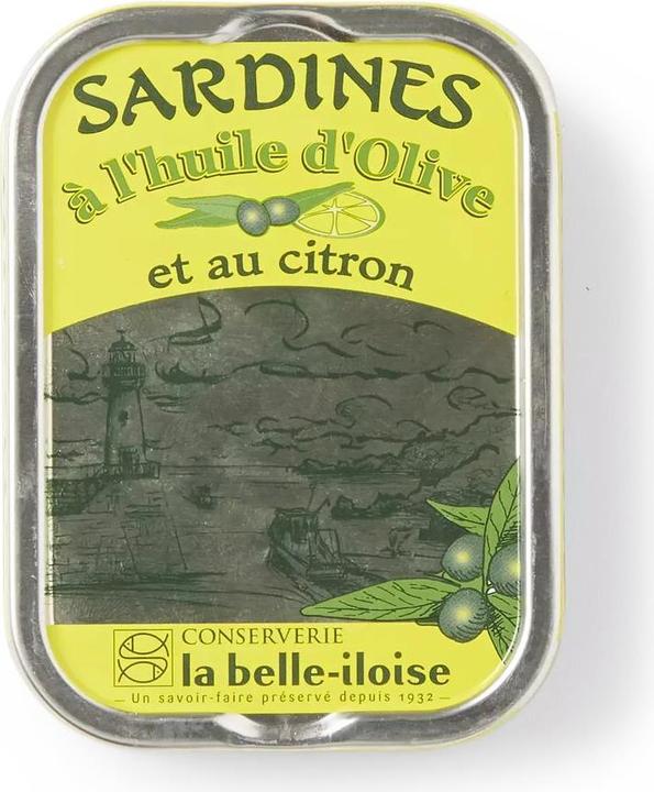 la belle-iloise Sardines in olive oil with lemon (115 g)
