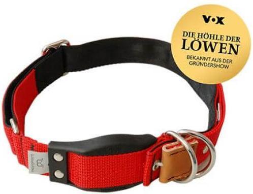 Produktbild WowWow Halsband mit integrierter Auszugsleine Rot M (M, Hund, Allgemein)