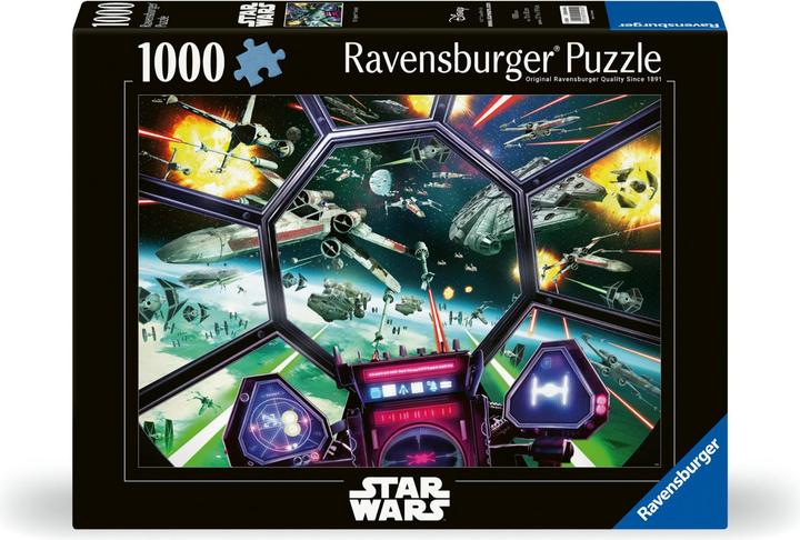 Immagine prodotto Ravensburger Puzzle Star Wars Tie Fighter Cockpit, 1000 pezzi. (1000 pezzi)