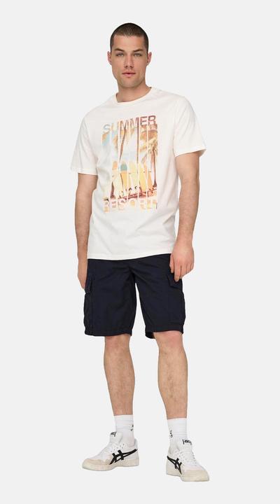 Produktbild Only & Sons Cargoshorts Loc kurze Hose mit vielen Taschen (M)