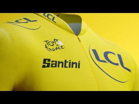 Actual product image Santini Kurzarmtrikot TDF LEADER YELLOW Herren (S)