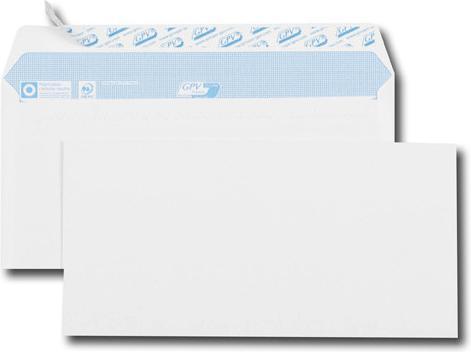 Immagine prodotto GPV Buste, DL, 110 x 220 mm, bianche, senza finestra (110 x 220 mm, 100 x)