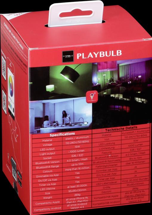 Image du produit MiPow Playbulb (E27, 15 W, 900 lm, 1 x, A)