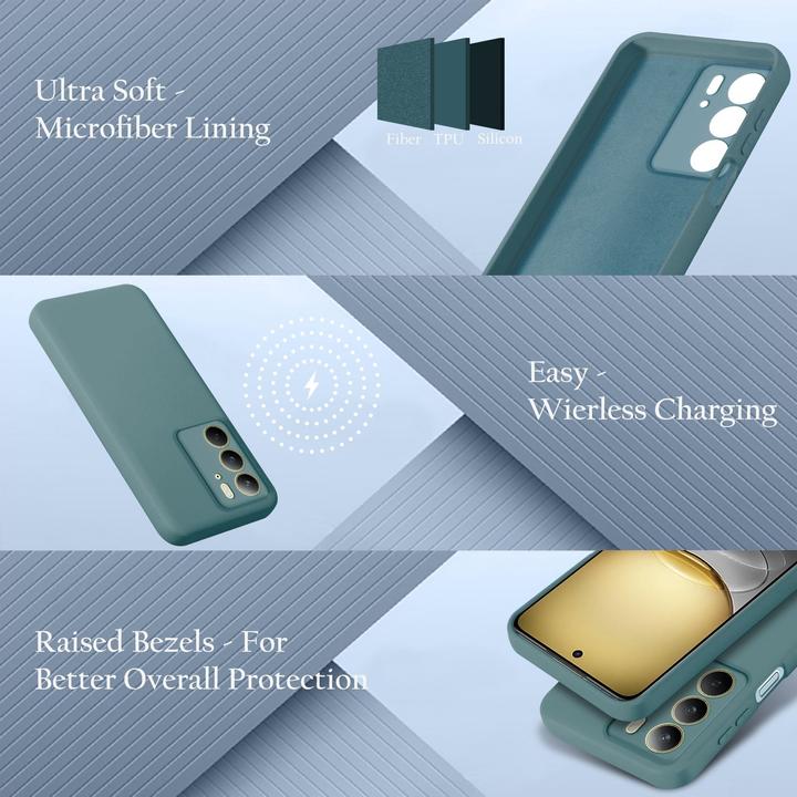 Immagine prodotto Cadorabo Custodia per Realme C75 TPU Liquid Silicone Case (Siemens CC75)