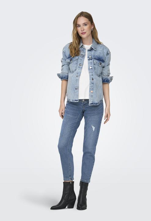 Produktbild Only Maternity Mama OLMCATWALK HIGH WAIST ANKLE DESTROYED Mom Jeans (32)