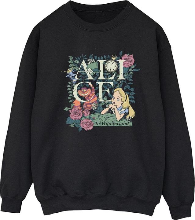 Disney Alice im Wunderland Blättriger Garten Sweatshirt