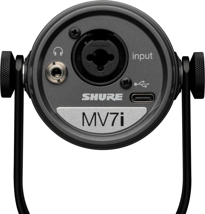 Actual product image Shure MV7i Mikrofon mit integriertem Interface