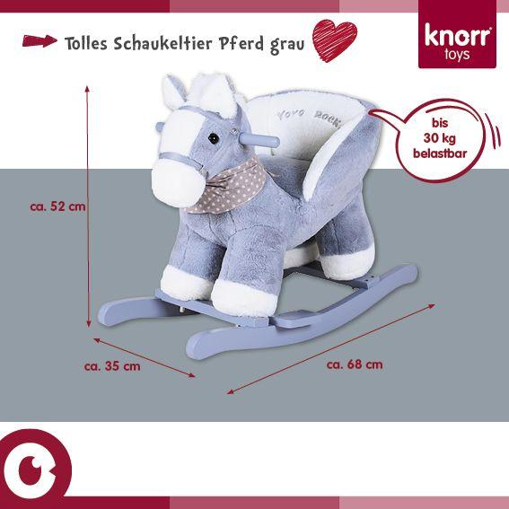 Image du produit Knorrtoys Animal à bascule "Cheval gris