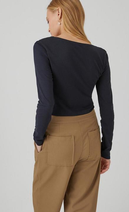 Produktbild La Redoute Collections T-Shirt mit V-Ausschnitt (L)