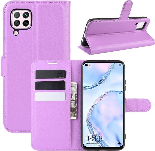 Produktbild MU Classic Litchi Leder Bookcover Series (Huawei P40 Lite)