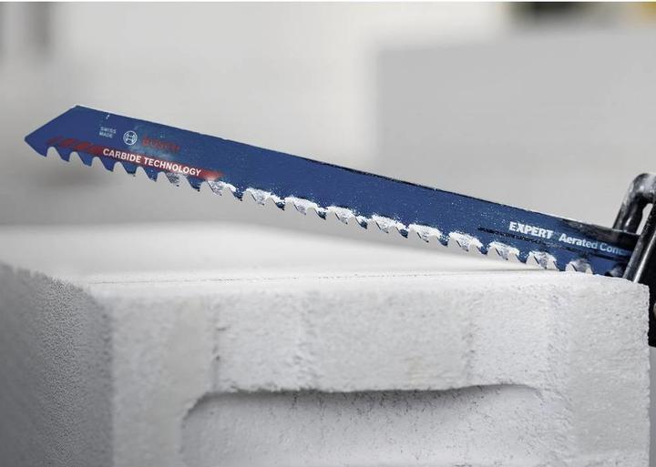 Actual product image Bosch Professional Zubehör EXPERT 'Aerated Concrete' S 1241 HM reciprocating saw blade, 3 pieces