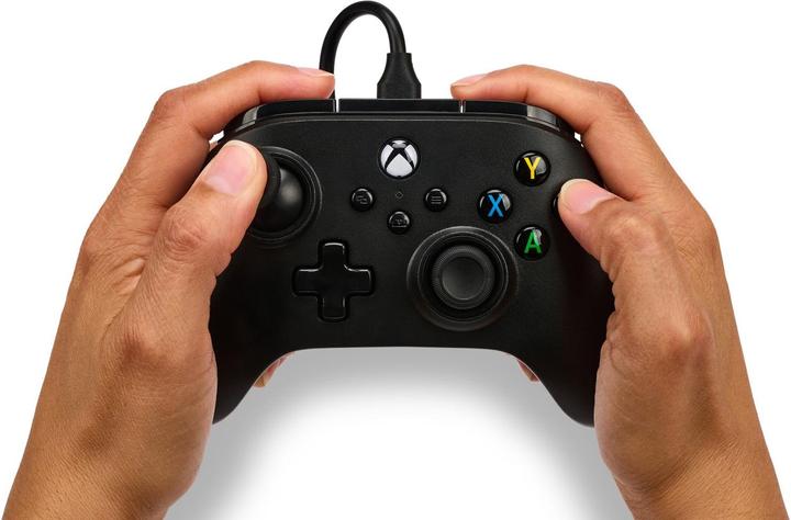 Produktbild PowerA Nano verbesserter kabelgebundener Controller von für Xbox Series X|S - Schwarz (Xbox Series X, Xbox Series S, PC)