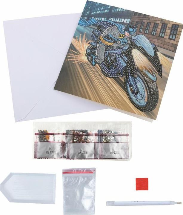 Produktbild Craft Buddy Batman, 18x18cm Crystal Art Card